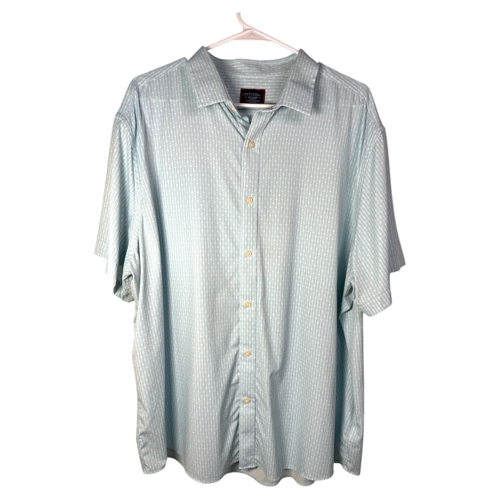 UNTUCKit Short Sleeve Button Up Shirt Size XXL